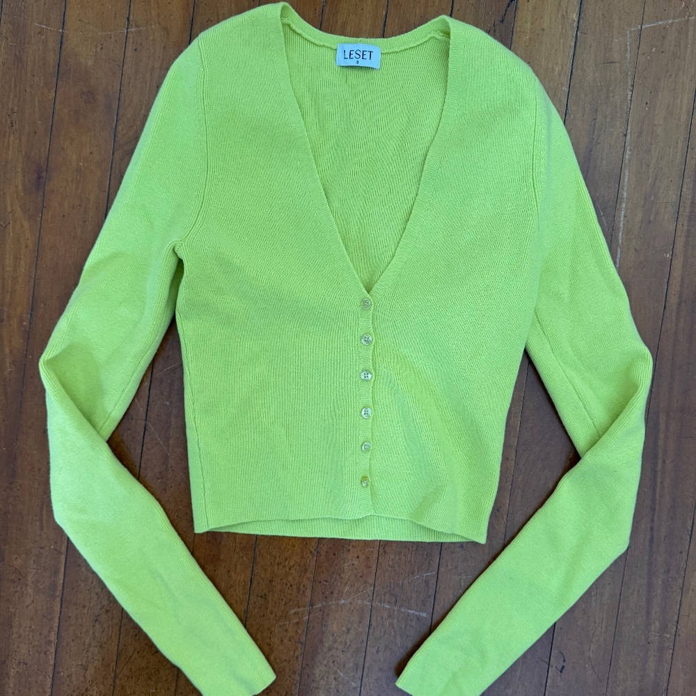 LESET Grace V-neck Cardigan